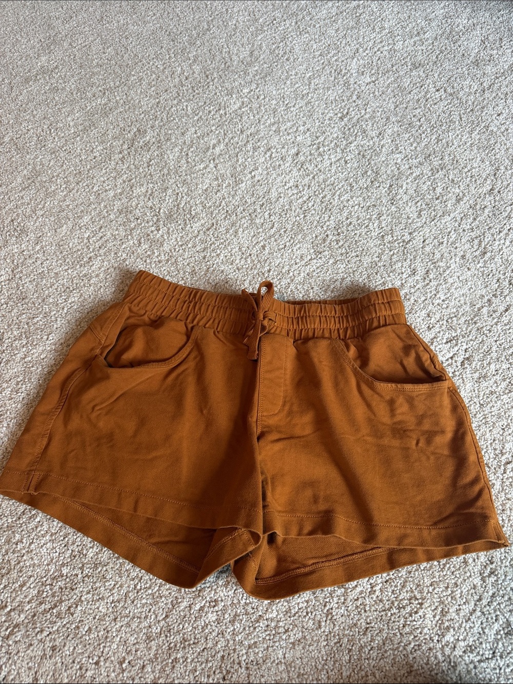 Alpine Design Women's Drawstring Shorts in Rust Brown